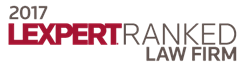 2017 Lexpert Ranked Law Firm Logo