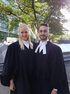 Hayley Larkin and Joseph Jamil - Call to the Bar 2018